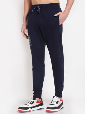 UZARUS Men's Cotton Joggers Track Pants with 2 Zippered Pockets