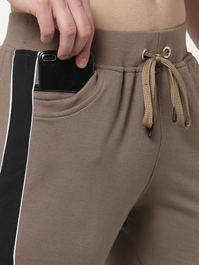 UZARUS Men's Cotton Regular fit Joggers Track Pants with 2 Zippered Pockets
