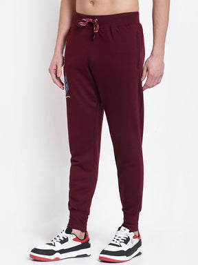 UZARUS Men's Cotton Joggers Track Pants with 2 Zippered Pockets