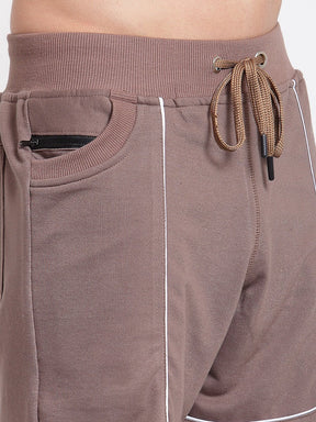 Uzarus Men's Cotton Bermuda Shorts With 2 Zippered Pockets